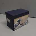 Ceramic Mug Travel Coffee Wave Cup with Lid and Handle for Home & Office, Porcelain Tall Tea Art Cup with Color Box, Wave Mugs Set of 2