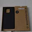 RhinoShield Case Compatible with Magsafe for iPhone 15 Pro Max | SolidX - Reinforced Shock-Absorbing Slim Design Protective Cover with 3.5M / 11ft Drop Protection - Classic Black