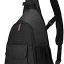 DSLR Camera Bag Waterproof Camera Sling Backpack with Rain Cover Outdoor Travel Backpack Camera Bag Case for Laptop Canon Nikon Sony Pentax DSLR Cameras,Lens,Tripod and Accessories (Black)