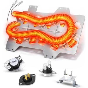 Dryer Heating Element Assembly Replaces For Samsung DV42H5200EP/A3 DV42H5200EF/A3 DV5451AEW/XAA DV40J3000EW/A2 DVE50R5400V/A3 DV219AEW/XAA DV395ETPASU/A1 DV448AEP/XAA DV350AEW/XAA DV330AEB/XAA (Full Sets Heating)