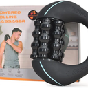 RPM Mini - Rolling Percussive Massager | Percussive Therapy | Whole Body Relief | Deep Tissue and Muscle Recovery | Percussion Massage | Rechargeable | Hands-Free Base (Black