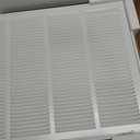 Fancat Return Air Filter Grille for 24x18 Ducts, Steel Vent Cover Grille with Removable Door for 1 Filters | Suitable for Sidewall & Ceiling | White Coating | Outer Dimensions: 26 5/8 W x 20 5/8" H
