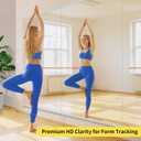 Home Gym Mirror - 48x24 Inch, 2PCS Frameless Tempered Glass Full Body Mirror for Wall Mount - Ideal for Yoga, Workout, Bedroom, Dance Studio (Silver)