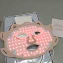 Red Light Mask for Face, 7-1 Colors Facial Care Mask, 850nm Infrared & Red Light Masks, Ergonomic Design for Home & Travel, Pink