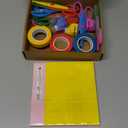 UCEC 44 Pack Scrapbook Supplies Kit, Craft Scissors Decorative Edge, Safety Scissors, Hole Punch Shapes Craft, Cardstock Paper, Washi Tapes for DIY Art, Crafts, Scrapbook, Card Making, School Supplies