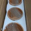 vensovo 3 Inch Terra Cotta & Terracotta Pots with Drainage - 20 Pack Clay Flowerpots, Succulent Nursery Planter Great for Plants, Crafts, Wedding Favor (Brown)