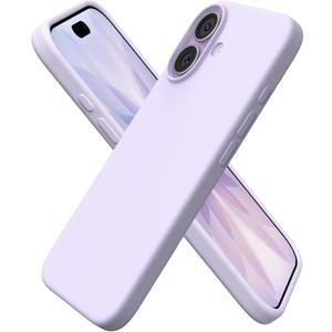 ORNARTO Compatible with iPhone 17 Case 6.3, Slim Liquid Silicone 3 Layers Full Covered Soft Gel Rubber Phone Case Protective Cover 6.3 Inch, Lavender