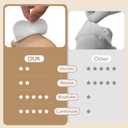 Hydrogel Soothing Gel Pads for Breastfeeding: Breast Pads Reusable for Instant Pain Relief | Provides Cooling Effect | Healing Nipples - 12 Packs(24 Count)