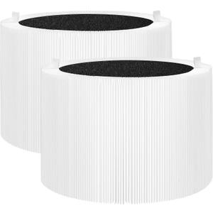 211i Max Replacement Filters Compatible with BLUEAIR Blue Pure 211i Max Air Purifier, Replacement Part #F2MAX, Ture H13 HEPA & Activated Carbon Filter, 2 Pack