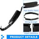 Front Bumper Lip for 2012-2018 BMW 3 Series F30 F31 M Sport 2PCS Glossy Black Front Lip Splitter