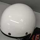 Daytona Helmets Retro 3/4 Open Face Motorcycle Helmet - Vintage Style, DOT Approved Helmet for Men & Women, Lightweight, Adjustable Fit, Removable Visor - Bike, Moped, Chopper, Scooter Helmet,  Hi-Gloss White, XL