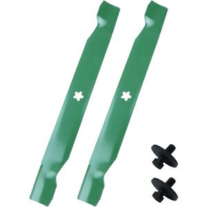 2 Pack 532134149 Lawn Mower Blades with 532193003 Bolts for YTH18542 YTH22V42 Replaces Husqvarna 42 inch Mower Blades Craftsman 42 Inch Mower Blades 532138971 532138498 532127843, High Lift