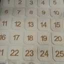 Christmas Countdown Advent Calendar with Pockets,Christmas Picture Countdown Board,Photo Advent Calendar- Advent Calendars for Kids Chocolate & Candy