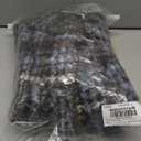 Darong Women's Cropped Fuzzy Fleece Jacket Shacket Button Down Plaid Leopard Jackets Warm Winter Soft Cozy Coat (Large)