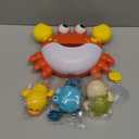 Baby Bath Toys for Toddlers, Crab Bath Bubble Maker with 12 Songs, 3 Pack Wind-up Pool Toys for Kid, Bathtub Toys As Birthday Gift for Boys Girls