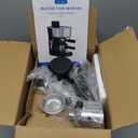 6 Bar Espresso Machine, 800W Compact Coffee Maker with Stainless Steel Cup Warmer, Steam Milk Frother, Automatic Pressure Relief, Cappuccino & Latte Maker, Black, for Home and Office