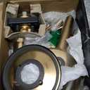 Delta Nicoli 14 Series Brushed Gold Bathtub Shower Faucet Set with Handheld Shower Head, Valve Trim Kit, Champagne Bronze 144749-CZ-HS (Valve Included)