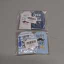 2 x 50Pcs Gift Tags for Father Gift - 2.1"x3.5" Happy Father's Day Tags with String - Mustache & Tie Thank You Cards Tag Hanging Paper Gift Tag for Present Party Favor Wrapping - A04, (Mix)