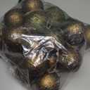 24 Pcs Farmhouse Christmas Ball Ornaments 3.15'' Vintage Antique Gold Christmas Tree Decor Rustic Distressed Neutral Ornaments with Loop Shatterproof Hanging Ball for Farmhouse Xmas Decor