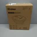 HOSPAN Collapsible Foot Spa Electric Rotary Massage, Foot Bath with Heat, Bubble, Remote, and 24 Motorized Shiatsu Massage Balls. Pedicure Foot Spa for Feet Stress Relief