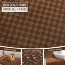 Couch Covers Washable Sofa Armrest Covers 2 Pieces, Anti-Slip Chair Cover for Dogs Washable, Furniture Protector and Pet Blanket for Chair. (Chocolate, 22x26 inch 2pcs)