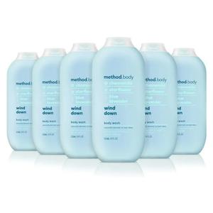 Method Body Wash, Wind Down, 18 oz, Pack of 6