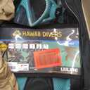 Deep Sea Adult - Snorkeling Set, Tempered Glass Snorkel Mask, Dry-Top Snorkel Gear, Adjustable Fins (Small-Medium, Teal/Black)