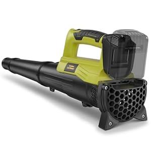Leaf Blower for Dewalt 20V Battery, 450CFM Electric with 130MPH, Copper Motor, Cordless Handheld for Lawn Care, Yard (Battery Not Included)