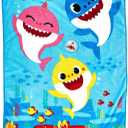 Baby Shark Musical Warm, Plush, Throw Blanket That Plays The Baby Shark Theme Song - Extra Cozy and Comfy for Your Toddler