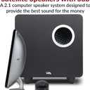 Cyber Acoustics CA-3610 2.1 Multimedia Speaker System with Subwoofer, Perfect Computer Speakers for PC or Mac, Great for Music, Movies, and Gaming