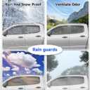 in-Channel Rain Guards Fit for Truck Chevy Colorado/GMC Canyon 2015-2022 Crew Cab Window Rain Guards Visors Vent Visors Window Deflector Vent Shades Car Accessories -4 pcs