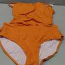 Eomenie Women's Swimsuit Tankini Tummy Control Bathing Suits Two Piece Full Coverage Slim Swim Suits with High Waisted Bottom M