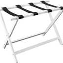 Heavy Duty 30" Extra Wide Luggage Rack - White