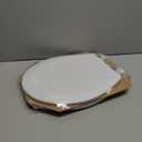 BEMIS 500EC 390 Toilet Seat with Easy Clean & Change Hinges, 1 Pack Round, Cotton White