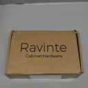 Ravinte 35 Pack Solid 3 Inch Center to Center Slim Square Bar Drawer Handles - Cabinet Hardware in Matte Black - Kitchen Pulls and Handles