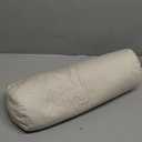 LOFE Buckwheat Pillow - Adjustable Buckwheat neck Pillow(17x6) to Provide Firm Support, Neck Roll Pillows for Side and Back Sleepers, Cylinder Bolster Pillows with Organic Pillowcase