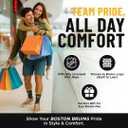 For Bare Feet NHL Unisex Kids Nhl Mvp Crew Sock Youth (Black)