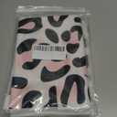 2 x Magic Self-Adhesive Cosmetic Makeup Storage Bag for Travelling, Protectable Travelling Organizer, Easy-Packing Cosmetic Bag Magic Patch Cloth, Camera Lens Protection Wrap, Camera Bag, (Pink Leopard)