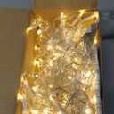 Lomotech Christmas Icicle Lights - 32Ft 8 Modes Waterproof Christmas Lights Connectable with Timer for Holiday, Wedding Party, Eaves, Christmas Decorations (Warm White)