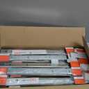 homdiy 10 Pcs 18 Inch Heavy Duty Center Mount Drawer Slides for Cabinet and Dresser Bottom Mount Drawer Slides 3/4 Extension Glide Track
