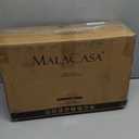 MALACASA Casserole Dish for Oven, 4.4 Qt Porcelain Baking Dish with Lid, 9x13 Baking Pan with Handles, Large Lasagna Pan Deep, Rectangular Bakeware, Microwave Safe, White, Series BAKE