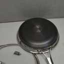 SNOWCLAD Non Stick Frying Pans,12-Inch Stainless Steel Skillet,Pan with Lid