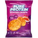Pure Protein Popped Crisps, Sweet Chili, High Protein Snack, 12G Protein, 1.27oz., 12 Count (EXP 12/07/26)