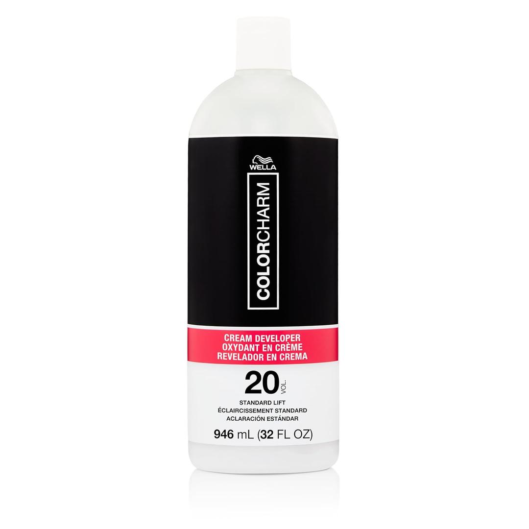 COLORCHARM Cream Hair Color Developers | For Activating Color, Highlighting, Gray Coverage, Blending, and Rich Multi-Dimensional End Results | Vegan | Various Sizes (32 Fl Oz (Pack of 1))