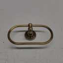 Flybath Oval Towel Ring Antique Brass Exquisite Pattern Carving Hanger Hand Towel Holder for Bathroom Kitchen Accessories Wall Mounted, Brushed Bronze