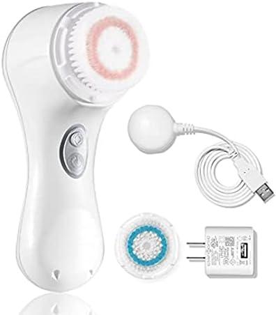 Mia 2 Sonic Facial Cleansing Brush - Electric Face Exfoliator for Deep Clean & Pore Cleansing, Waterproof & Rechargeable  White