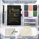 Pickmesh 18 Pcs Difference Maker Gift Journal Tumbler Set 17 oz A5, 6 Color