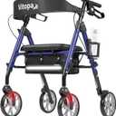 Walkers for Seniors with Seat W20A, 15 lbs Lightweight Rollator