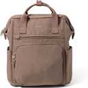 Baggallini Securtex Anti-Theft Windsor Backpack for Travel, Work & College, RFID & Locking Zipper, Up to 16" Laptop (Medium)