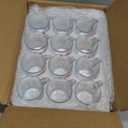 Baderke 12 Pcs Christmas Glass Mugs Set 12 oz Christmas Coffee Mugs with Handle Snowman Snowflake Coffee Cup Xmas Tree Santa Claus Cup for Hot Chocolate Women Men Gift (Xmas)